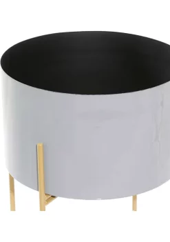 Discount ✨ Modern Metal Planter - Set of 2 by Monroe Lane ✨ -Monroe Lane Sales Belk 12316