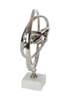 Budget 🎉 Glam Aluminum Globe by Monroe Lane 🔥 -Monroe Lane Sales Belk 12336