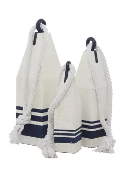 Wholesale 🌟 Farmhouse Wood Sculpture - Set of 3 by Monroe Lane 🎉 -Monroe Lane Sales Belk 12345