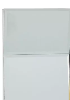 Best deal 🥰 Glam Wood Wall Mirror by Monroe Lane 🎁 -Monroe Lane Sales Belk 12361