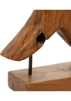 Best deal 😉 Coastal Teak Wood Sculpture - Set of 2 by Monroe Lane 💯 -Monroe Lane Sales Belk 12385