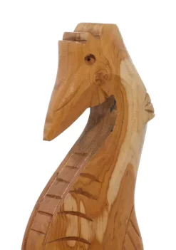 Best deal 😉 Coastal Teak Wood Sculpture - Set of 2 by Monroe Lane 💯 -Monroe Lane Sales Belk 12387