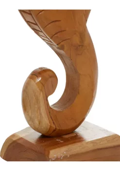 Best deal 😉 Coastal Teak Wood Sculpture - Set of 2 by Monroe Lane 💯 -Monroe Lane Sales Belk 12388