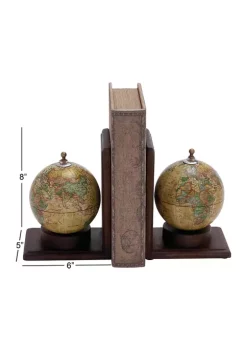 Wholesale 🧨 Rustic Wood Bookends - Set of 2 by Monroe Lane 👍 -Monroe Lane Sales Belk 12406