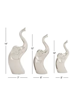 Promo 👏 Contemporary Porcelain Sculpture - Set of 3 by Monroe Lane 🤩 -Monroe Lane Sales Belk 12420