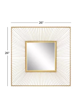 Best deal 🔥 Contemporary Wood Wall Mirror by Monroe Lane ⌛ -Monroe Lane Sales Belk 1243