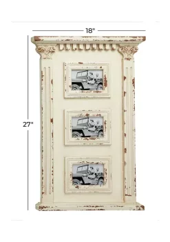 New 🔥 Vintage Wood Wall Photo Frame by Monroe Lane 🔥 -Monroe Lane Sales Belk 12433