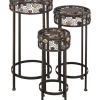 Deals ✔️ Traditional Metal Plantstand - Set of 3 by Monroe Lane 🧨