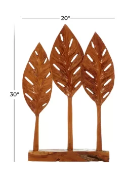New 🔥 Teak Wood Natural Abstract Sculpture by Monroe Lane 😀 -Monroe Lane Sales Belk 12482