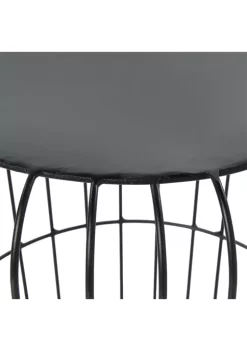 Hot Sale 🧨 Denver Nuggets Cleveland Browns Cleveland Indians Arkansas State Red Wolves Tin Industrial Outdoor Accent Table by Monroe Lane 🧨 -Monroe Lane Sales Belk 12500