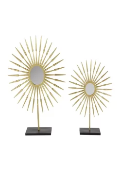Top 10 ๐ Glam Metal Sculpture - Set of 2 by Monroe Lane ๐