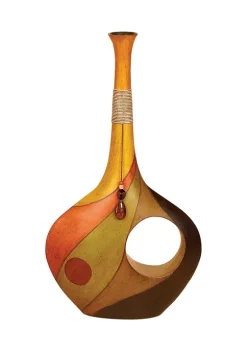 Discount ❤️ Eclectic Polystone Vase by Monroe Lane 🌟 -Monroe Lane Sales Belk 12585