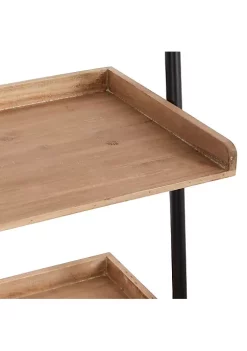 Flash Sale ✔️ Farmhouse Wood Shelving Unit by Monroe Lane ✔️ -Monroe Lane Sales Belk 12609