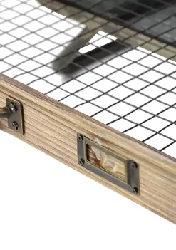 Deals 😍 Farmhouse Metal Storage Unit by Monroe Lane ⭐ -Monroe Lane Sales Belk 12622