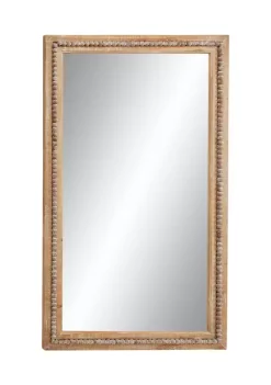Deals 👍 Bohemian Wood Wall Mirror by Monroe Lane ⭐ -Monroe Lane Sales Belk 12644