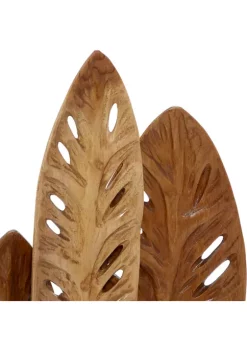 New 🎉 Coastal Teak Wood Sculpture by Monroe Lane 😉 -Monroe Lane Sales Belk 12679