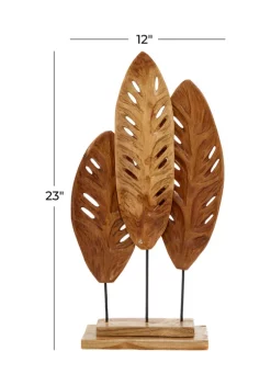 New 🎉 Coastal Teak Wood Sculpture by Monroe Lane 😉 -Monroe Lane Sales Belk 12680