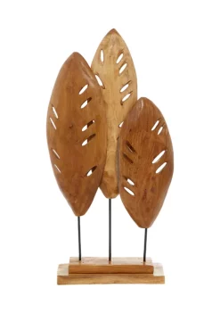 New 🎉 Coastal Teak Wood Sculpture by Monroe Lane 😉 -Monroe Lane Sales Belk 12681