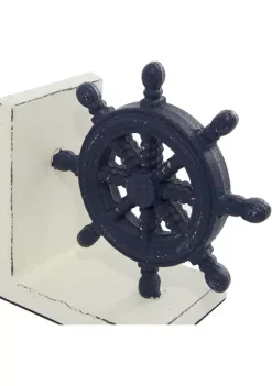 Cheap ✔️ Coastal Metal Bookends - Set of 2 by Monroe Lane 🔥 -Monroe Lane Sales Belk 12736