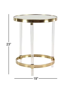 New 🔥 Contemporary Acrylic Accent Table by Monroe Lane 🎁 -Monroe Lane Sales Belk 12749