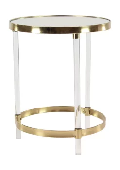 New 🔥 Contemporary Acrylic Accent Table by Monroe Lane 🎁 -Monroe Lane Sales Belk 12750