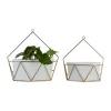 Best Pirce 👍 Contemporary Metal Planter - Set of 2 by Monroe Lane 🛒