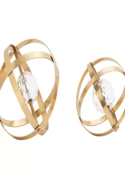 Brand new 🛒 Glam Metal Sculpture - Set of 3 by Monroe Lane ⭐ -Monroe Lane Sales Belk 12792