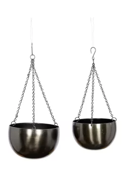 Wholesale ⭐ Glam Metal Planter - Set of 2 by Monroe Lane 🤩 -Monroe Lane Sales Belk 12839