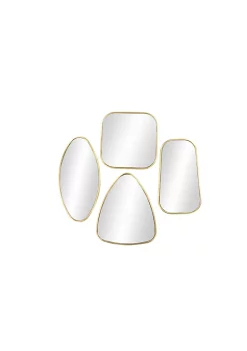 Flash Sale 🎉 Glam Wood Wall Mirror - Set of 4 by Monroe Lane 🔔 -Monroe Lane Sales Belk 12862