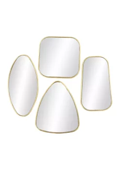 Flash Sale 🎉 Glam Wood Wall Mirror - Set of 4 by Monroe Lane 🔔 -Monroe Lane Sales Belk 12863