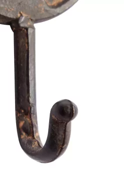 Budget ✔️ Iron Farmhouse Wall Hook Rack - Set of 2 by Monroe Lane 😀 -Monroe Lane Sales Belk 1287