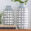 Deals 😀 Coastal Ceramic Vase - Set of 2 by Monroe Lane ⌛