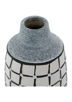 Deals 😀 Coastal Ceramic Vase - Set of 2 by Monroe Lane ⌛ -Monroe Lane Sales Belk 12881