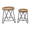 Budget 👏 Modern Metal Accent Table - Set of 2 by Monroe Lane 🥰