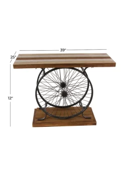Brand new 🎉 Hawaii Rainbow Warriors Industrial Wood Console Table by Monroe Lane 💯 -Monroe Lane Sales Belk 12956