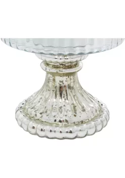 Budget 👏 Vintage Glass Hurricane Lamp - Set of 2 by Monroe Lane 🔥 -Monroe Lane Sales Belk 13014