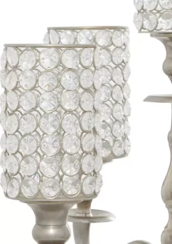 Deals 🛒 Glam Aluminum Candelabra by Monroe Lane ⌛ -Monroe Lane Sales Belk 13095