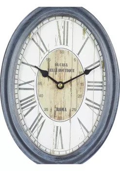 Coupon 🧨 Vintage Metal Wall Clock - Set of 2 by Monroe Lane 🔥 -Monroe Lane Sales Belk 13139