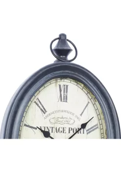 Coupon 🧨 Vintage Metal Wall Clock - Set of 2 by Monroe Lane 🔥 -Monroe Lane Sales Belk 13140