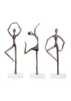 Brand new 😀 Modern Aluminum Sculpture - Set of 3 by Monroe Lane 🌟