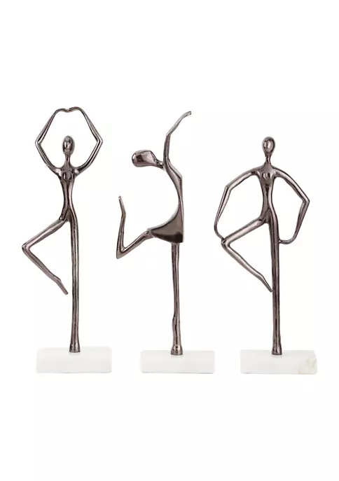 Brand new ๐ Modern Aluminum Sculpture - Set of 3 by Monroe Lane ๐ 1 Brand new ๐ Modern Aluminum Sculpture - Set of 3 by Monroe Lane ๐