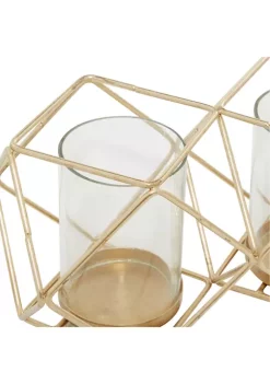 Hot Sale ❤️ Modern Metal Candle Holder by Monroe Lane 😍 -Monroe Lane Sales Belk 13164