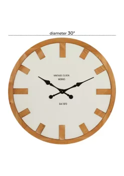 Best reviews of ⌛ Contemporary Glass Wall Clock by Monroe Lane 👏 -Monroe Lane Sales Belk 13192