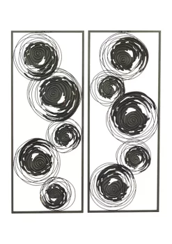 Best reviews of 🔥 Contemporary Metal Wall Decor - Set of 2 by Monroe Lane 😉 -Monroe Lane Sales Belk 13220