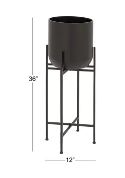 Best reviews of ⌛ Modern Metal Planter by Monroe Lane 🔥 -Monroe Lane Sales Belk 13224