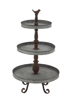 Promo ⌛ Farmhouse Metal Tiered Server by Monroe Lane ✨