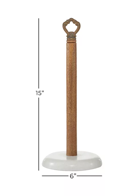 Cheapest 😍 Traditional Marble Paper Towel Holder by Monroe Lane 👍 4 Cheapest 😍 Traditional Marble Paper Towel Holder by Monroe Lane 👍 - Image 4