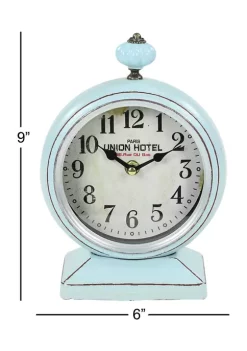 Coupon 😍 Vintage Metal Clock - Set of 2 by Monroe Lane 😉 -Monroe Lane Sales Belk 13337