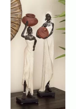 Best Sale ⌛ Eclectic Polystone Sculpture by Monroe Lane ⌛ -Monroe Lane Sales Belk 1337