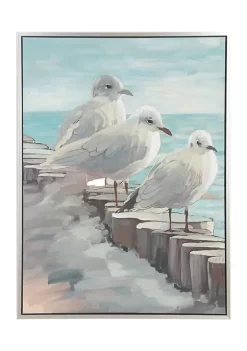 Budget ⌛ Coastal Wood Framed Wall Art by Monroe Lane ✔️